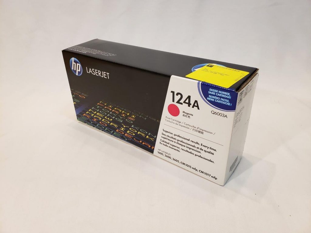 Hp 124a Magenta Original Laserjet Toner Cartridge Q6003a Genuine Computer Store 5909